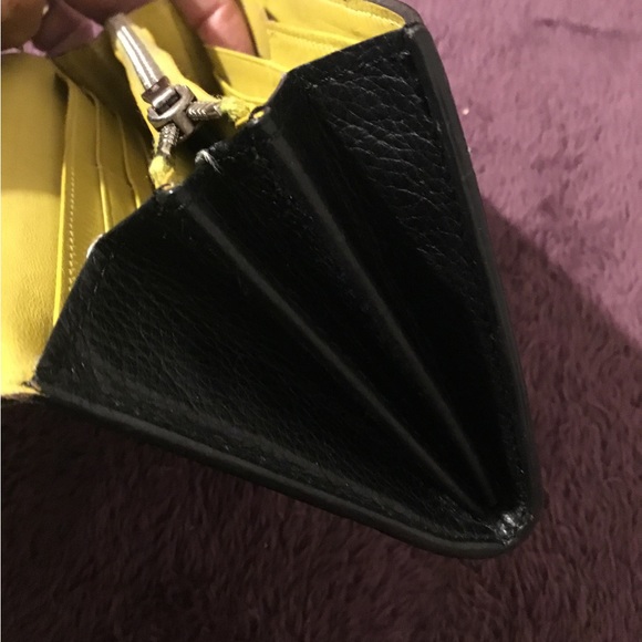 Authentic Vintage Celine Black Italian Leather Luxury Wallet - Picture 4 of 16